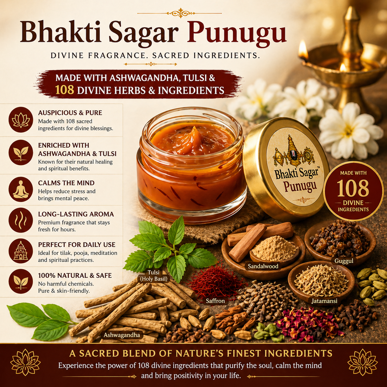 Bhakti Sagar Pure Punugu 5 grm