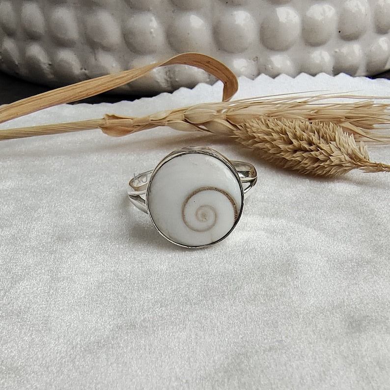 Silver Gomati Chakra Ring (Abhimantrit)