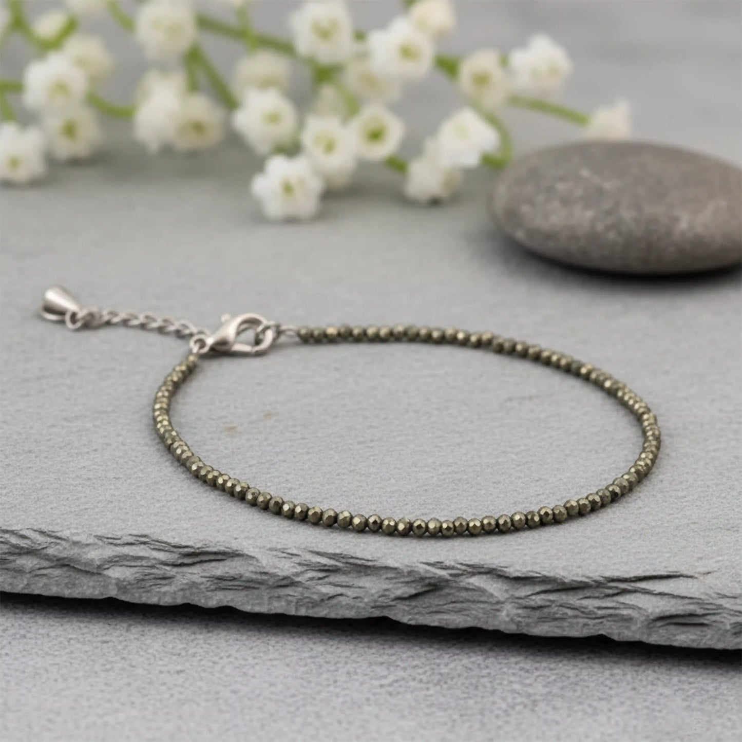Row Pyrite Anklet
