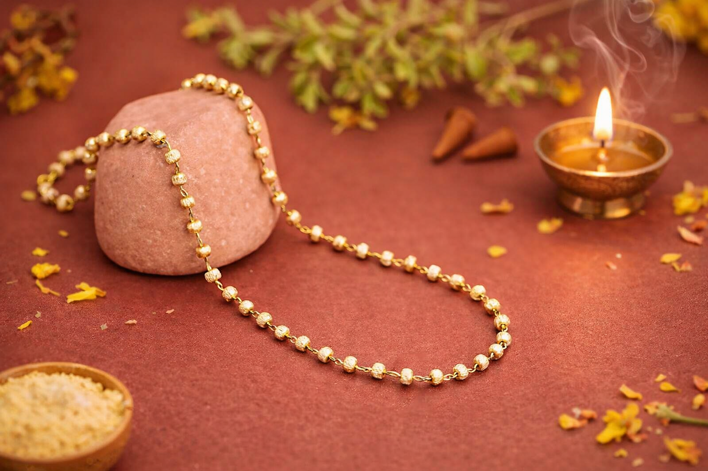 Original Tulsi Kanthi Mala  Abhimantrit in Vrindavan Dham
