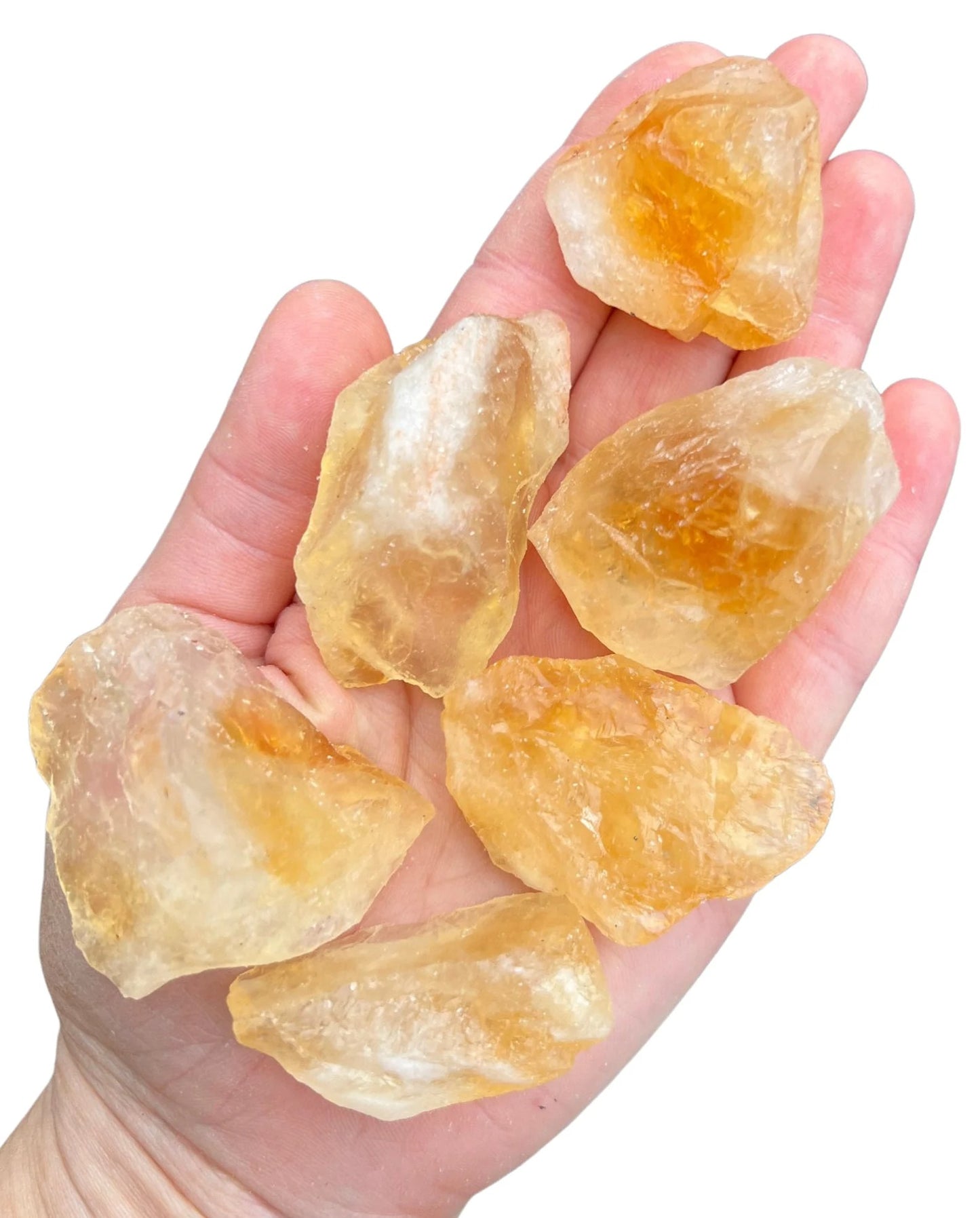 Citrine Tumble Stones  (keep in pocket)