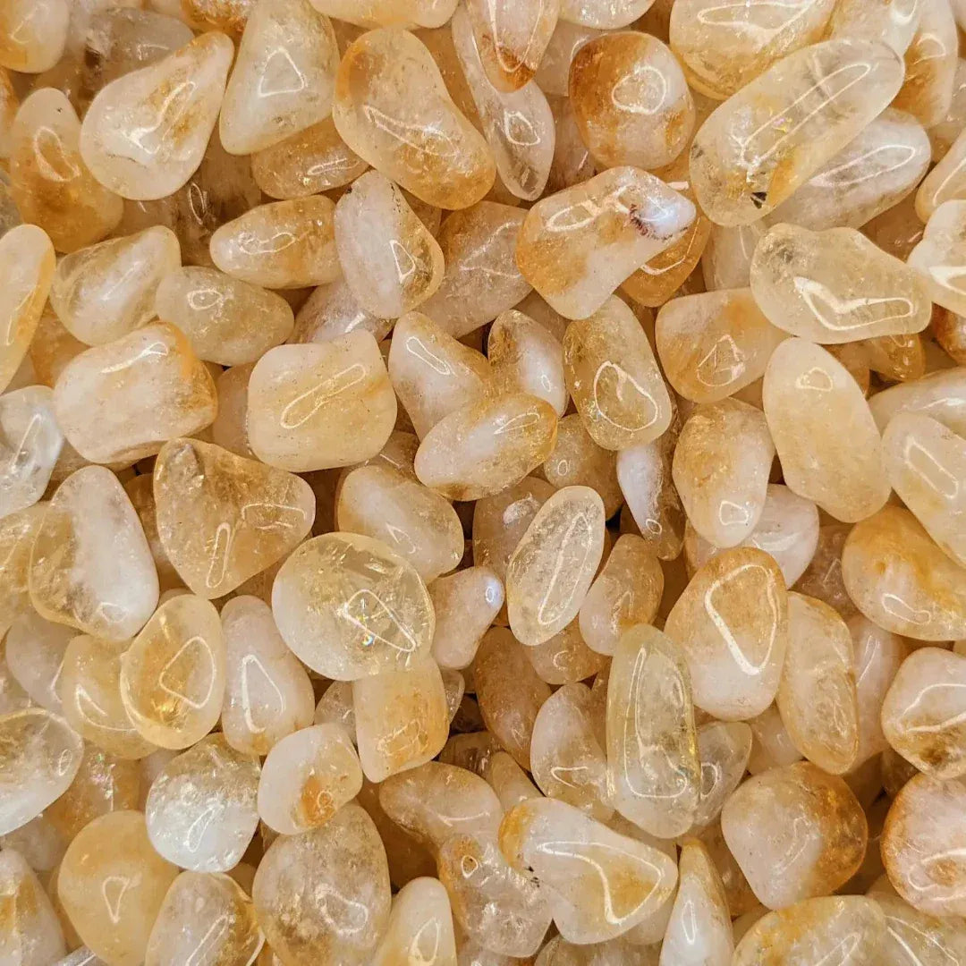 Citrine Tumble Stones  (keep in pocket)
