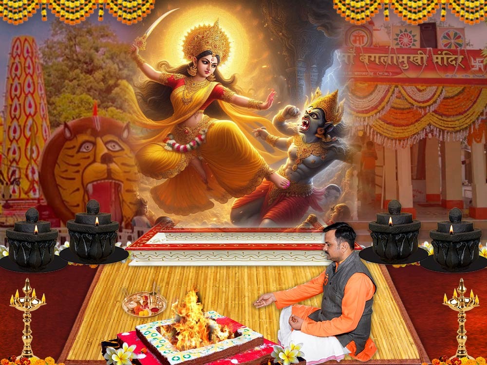 Abhmantrit Maa BagalaMukhi Raksha Kavach Yantra