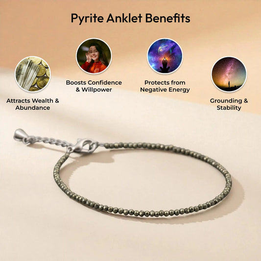 Row Pyrite Anklet